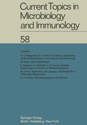 Schweiger / Sela / Hofschneider |  Current Topics in Microbiology and Immunology | eBook | Sack Fachmedien