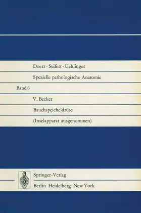 Becker |  Bauchspeicheldrüse | Buch |  Sack Fachmedien