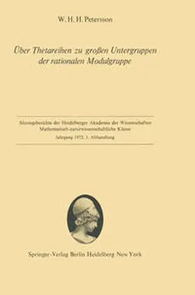 Petersson | Über Thetareihen zu großen Untergruppen der rationalen Modulgruppe | E-Book | sack.de