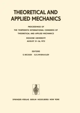 Becker / Mikhailov |  Theoretical and Applied Mechanics | Buch |  Sack Fachmedien