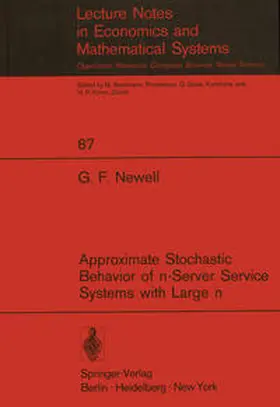 Newell | Approximate Stochastic Behavior of n-Server Service Systems with Large n | E-Book | sack.de