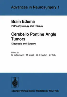Schürmann / Brock / Reulen |  Brain Edema / Cerebello Pontine Angle Tumors | eBook | Sack Fachmedien
