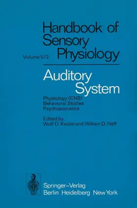 Abeles / Goldstein / Bredberg |  Auditory System | Buch |  Sack Fachmedien