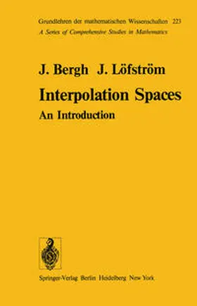 Bergh / Löfström |  Interpolation Spaces | eBook | Sack Fachmedien