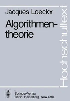 Loeckx |  Algorithmentheorie | eBook | Sack Fachmedien