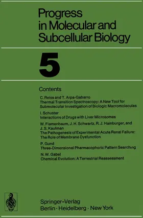  Progress in Molecular and Subcellular Biology | Buch |  Sack Fachmedien
