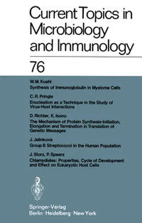 Arber / Rott / Henle |  Current Topics in Microbiology and Immunology | Buch |  Sack Fachmedien