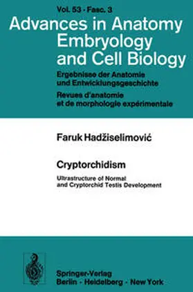 Hadziselimovic |  Cryptorchidism | eBook | Sack Fachmedien