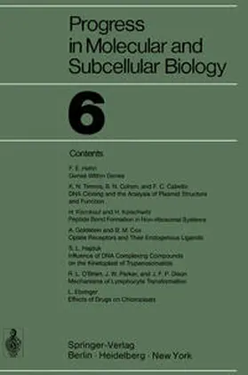  Progress in Molecular and Subcellular Biology | eBook | Sack Fachmedien