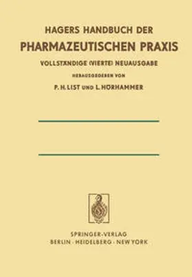 List / Hörhammer |  Chemikalien und Drogen Teil C: T–Z | eBook | Sack Fachmedien