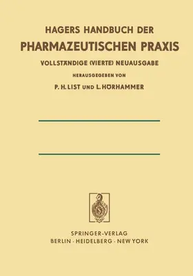 Hörhammer / List |  Chemikalien und Drogen Teil C: T-Z | Buch |  Sack Fachmedien