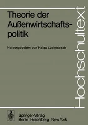 Luckenbach | Theorie der Außenwirtschaftspolitik | E-Book | sack.de