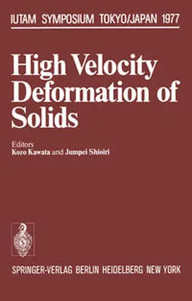Kawata / Shioiri | High Velocity Deformation of Solids | E-Book | sack.de