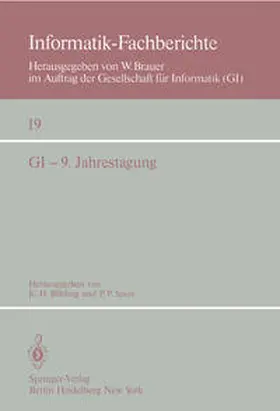 Böhling / Spies |  GI — 9. Jahrestagung | eBook | Sack Fachmedien
