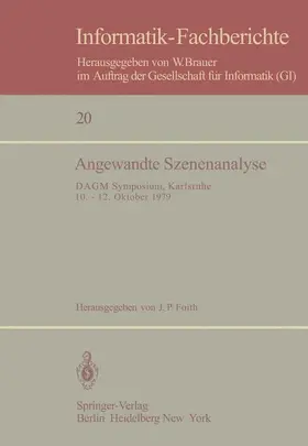 Foith |  Angewandte Szenenanalyse | Buch |  Sack Fachmedien