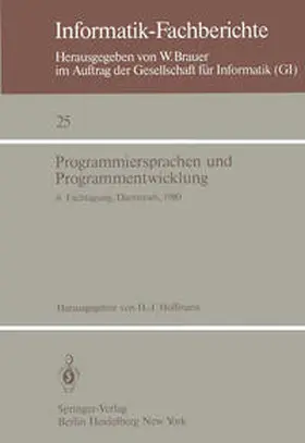 Hoffmann | Programmiersprachen und Programmentwicklung | E-Book | sack.de