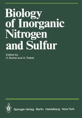 Bothe / Trebst |  Biology of Inorganic Nitrogen and Sulfur | eBook | Sack Fachmedien