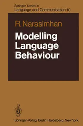 Narasimhan |  Modelling Language Behaviour | eBook | Sack Fachmedien