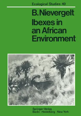 Nievergelt |  Ibexes in an African Environment | Buch |  Sack Fachmedien
