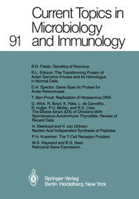 Henle / Maaløe / Hofschneider |  Current Topics in Microbiology and Immunology | Buch |  Sack Fachmedien