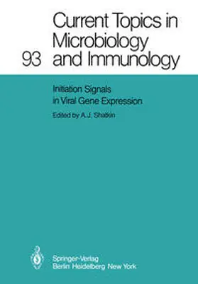Shatkin |  Initiation Signals in Viral Gene Expression | eBook | Sack Fachmedien