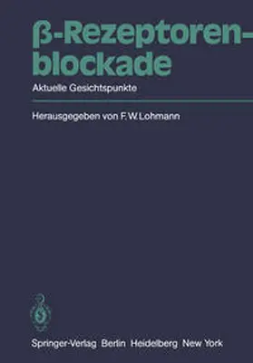 Lohmann |  ß-Rezeptorenblockade | eBook | Sack Fachmedien