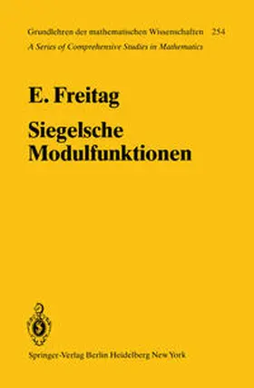 Freitag |  Siegelsche Modulfunktionen | eBook | Sack Fachmedien
