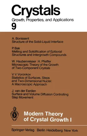 Chernov / Müller-Krumbhaar |  Modern Theory of Crystal Growth I | Buch |  Sack Fachmedien