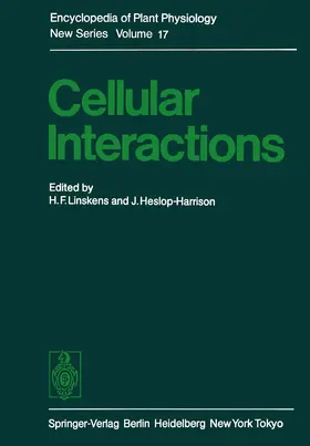 Linskens / Heslop-Harrison |  Cellular Interactions | Buch |  Sack Fachmedien