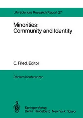 Dummett / Murray / Saifullah Khan |  Minorities: Community and Identity | eBook | Sack Fachmedien