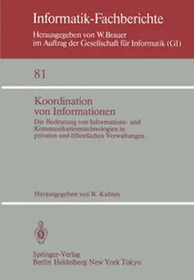 Kuhlen | Koordination von Informationen | E-Book | sack.de