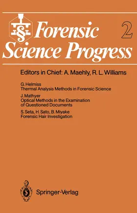  Forensic Science Progress | Buch |  Sack Fachmedien