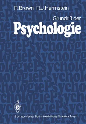 Brown / Herrnstein |  Grundriß der Psychologie | Buch |  Sack Fachmedien