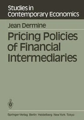 Dermine |  Pricing Policies of Financial Intermediaries | eBook | Sack Fachmedien