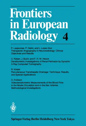  Frontiers in European Radiology | Buch |  Sack Fachmedien