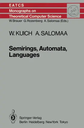 Kuich / Salomaa |  Semirings, Automata, Languages | Buch |  Sack Fachmedien
