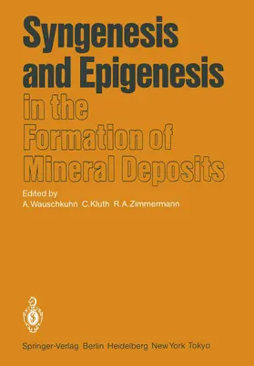 Wauschkuhn / Zimmermann / Kluth |  Syngenesis and Epigenesis in the Formation of Mineral Deposits | Buch |  Sack Fachmedien