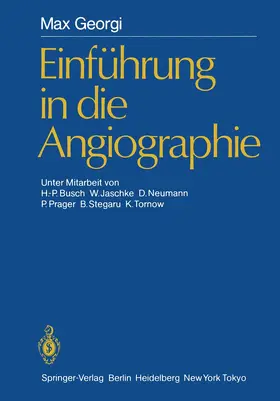 Georgi |  Einführung in die Angiographie | Buch |  Sack Fachmedien