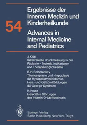 Frick / Harnack / Kochsiek | Ergebnisse der Inneren Medizin und Kinderheilkunde / Advances in Internal Medicine and Pediatrics | E-Book | sack.de