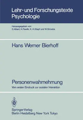 Bierhoff | Personenwahrnehmung | E-Book | sack.de