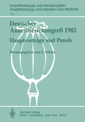 Schara | Deutscher Anaesthesiekongreß 1982 | E-Book | sack.de