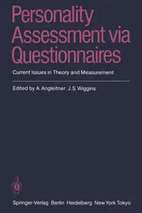 Angleitner / Wiggins |  Personality Assessment via Questionnaires | eBook | Sack Fachmedien