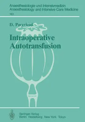 Paravicini | Intraoperative Autotransfusion | E-Book | sack.de