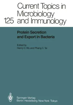 Wu / Tai |  Protein Secretion and Export in Bacteria | Buch |  Sack Fachmedien