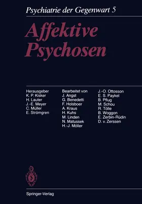 Linden / Kisker / Meyer |  Affektive Psychosen | Buch |  Sack Fachmedien