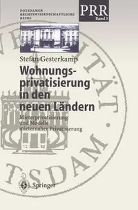 Gesterkamp |  Wohnungsprivatisierung in den neuen Ländern | eBook | Sack Fachmedien