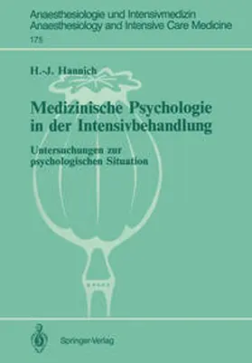 Hannich |  Medizinische Psychologie in der Intensivbehandlung | eBook | Sack Fachmedien