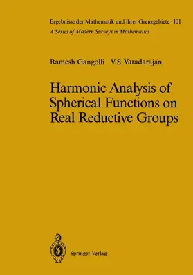 Gangolli / Varadarajan |  Harmonic Analysis of Spherical Functions on Real Reductive Groups | Buch |  Sack Fachmedien