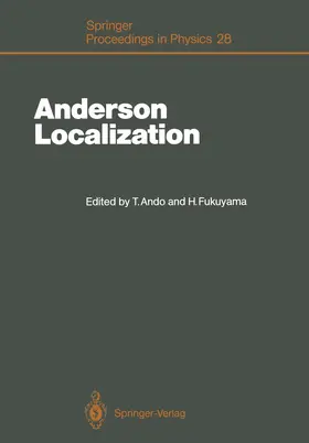 Fukuyama / Ando |  Anderson Localization | Buch |  Sack Fachmedien