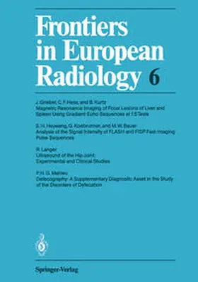  Frontiers in European Radiology | eBook | Sack Fachmedien